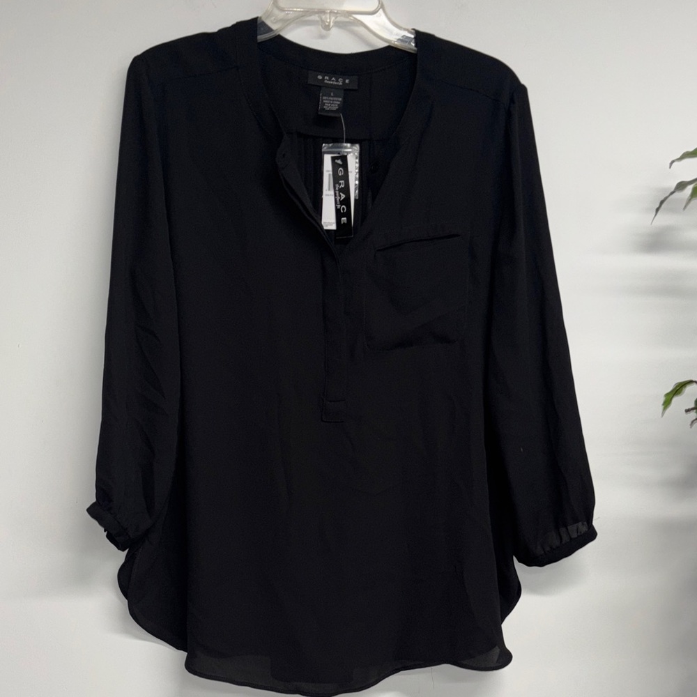Grace Black Shirt
